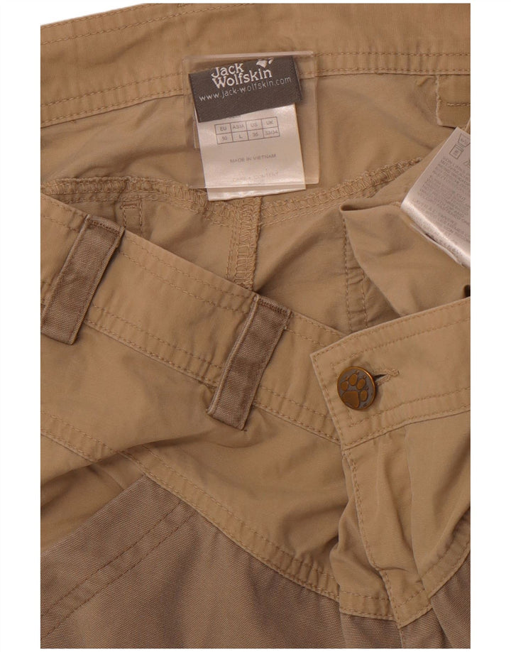 Ανδρικό σορτς βερμούδα JACK WOLFSKIN W34 Μεγάλο καφέ βαμβακερό χρώμα