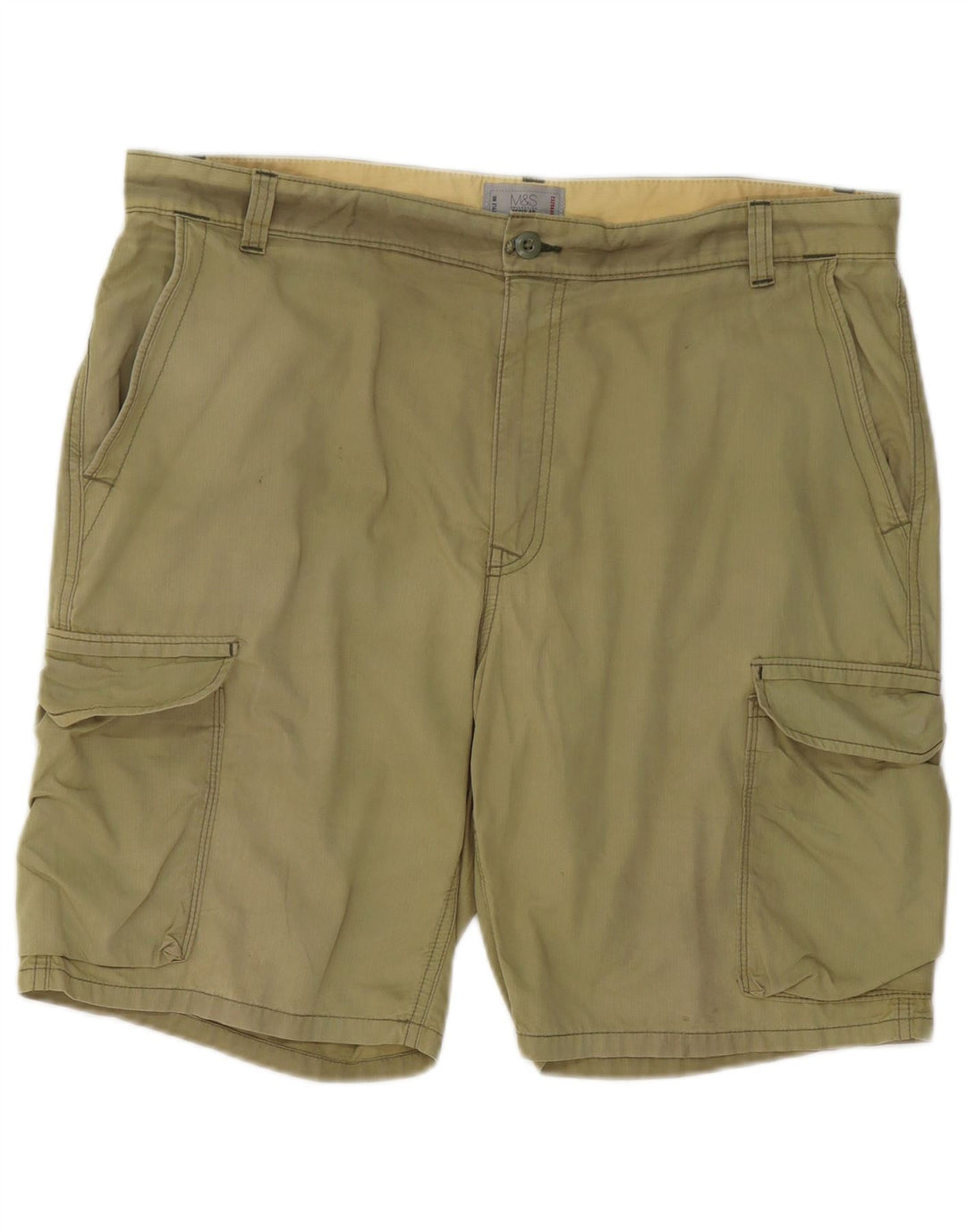 Marks & Spencer Ανδρικό σορτς Cargo Regular W38 XL Χακί βαμβακερό
