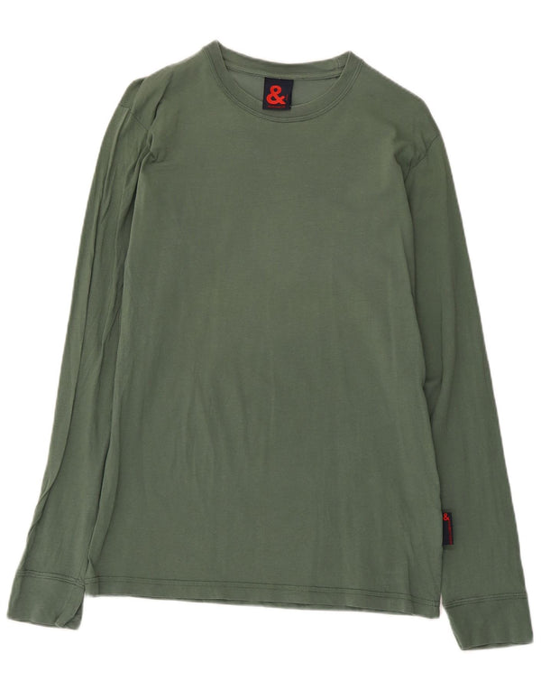 Dolce & Gabbana Γυναικείο Μπλουζ μακρυμάνικο IT 48 XL Χακί βαμβακερό