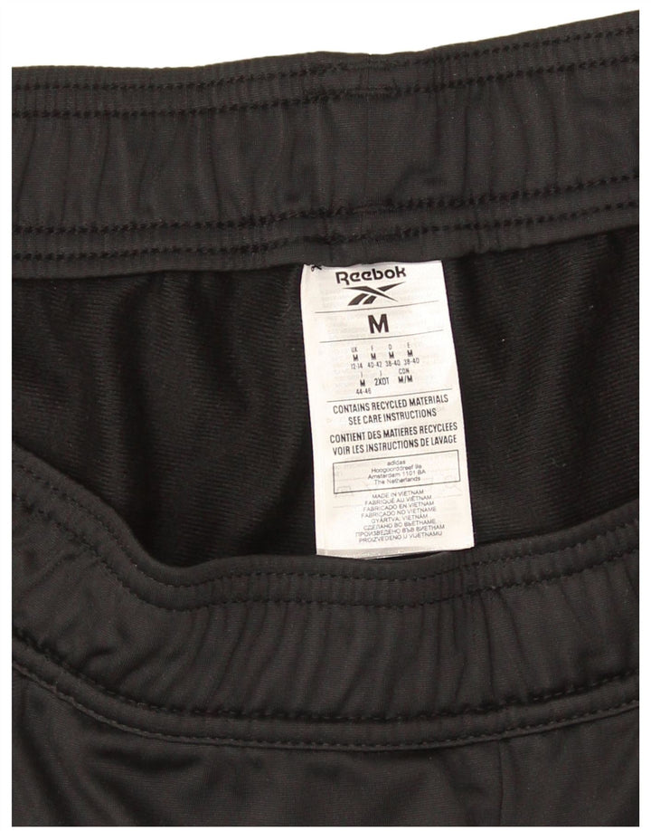 Reebok γυναικεία αθλητική φόρμα παντελόνι Joggers UK 12/14 Μεσαίο μαύρο πολυεστέρα