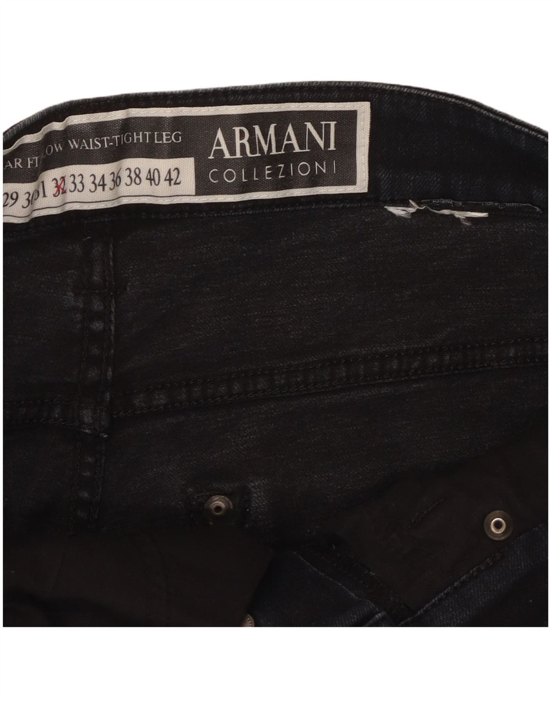 Armani Ανδρικό ίσιο τζιν W32 L27 Navy Blue