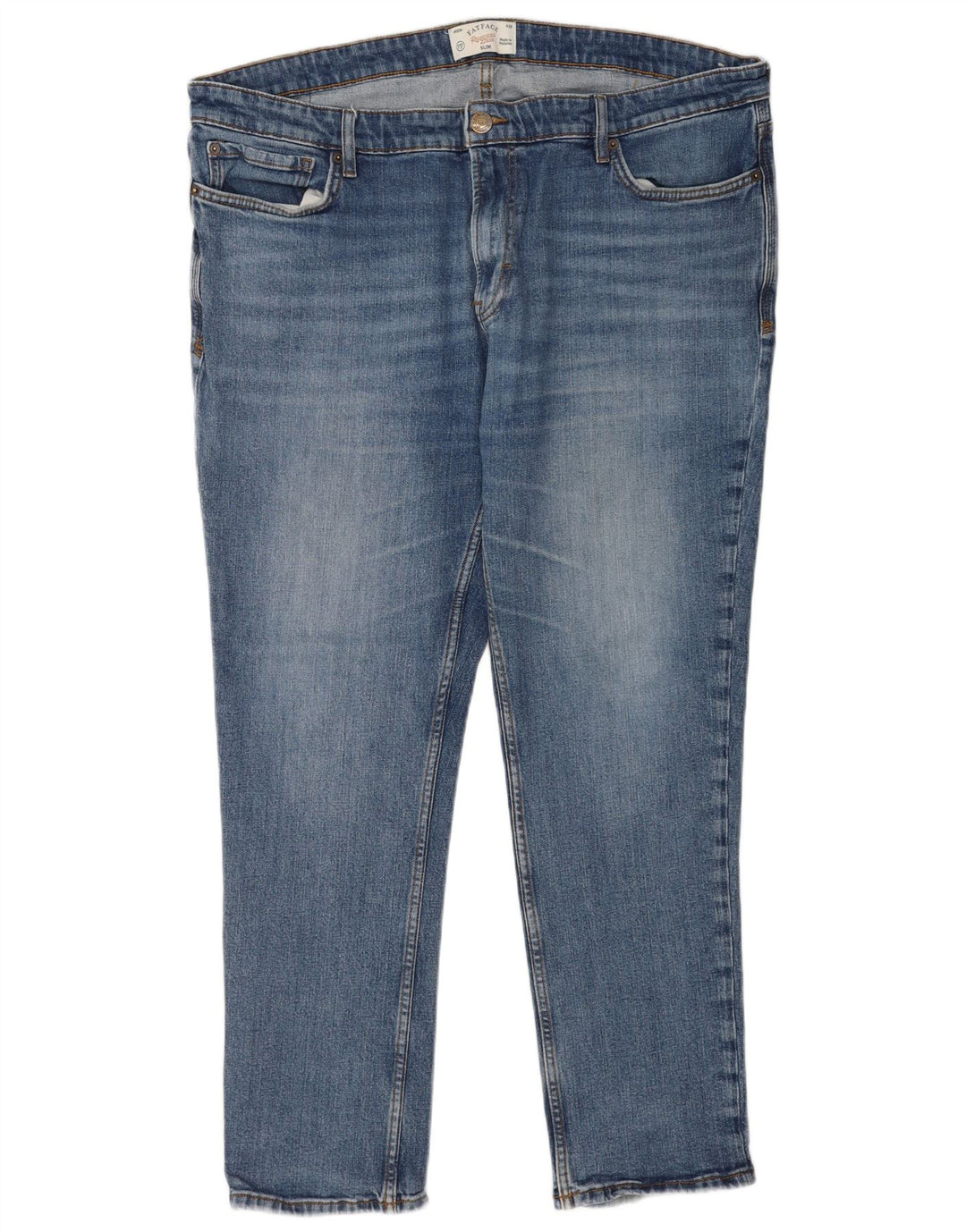 Fat Face Ανδρικό Slim Jeans W42 L28 Μπλε βαμβακερό