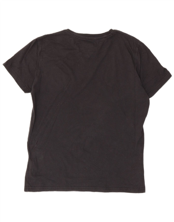 Ανδρικό T-Shirt Tommy Hilfiger Top Μεσαίο μαύρο βαμβακερό