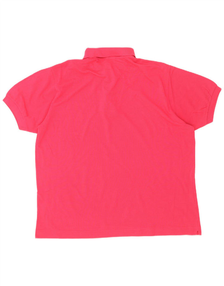 Ανδρικό πουκάμισο πόλο Lacoste νούμερο 7 2XL Ροζ βαμβακερό