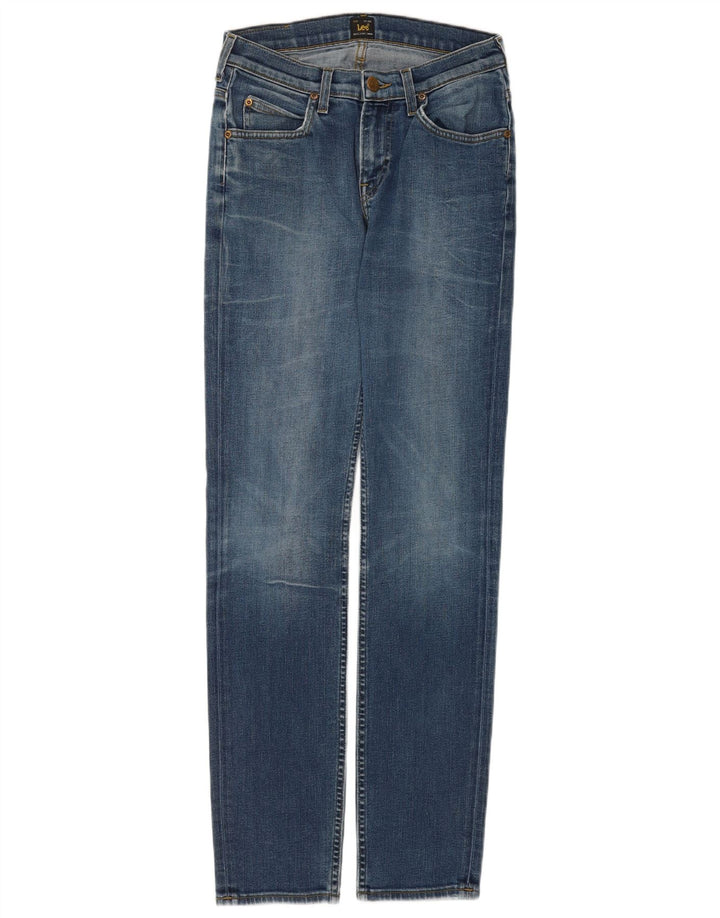 Lee Womens Rider Slim Jeans W28 L32 Μπλε βαμβακερό