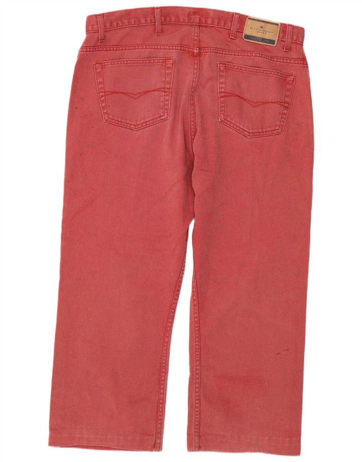 Ανδρικό τζιν Marks & Spencer Cropped Blue Harbour W38 L24 κόκκινο βαμβακερό