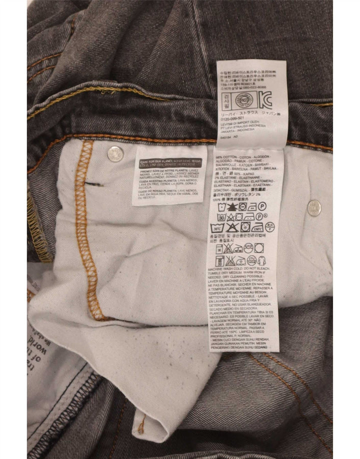 Levi's Mens 541 Slim Jeans W36 L32 Γκρι βαμβακερό