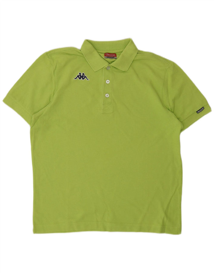 KAPPA Mens Polo Shirt Medium Green