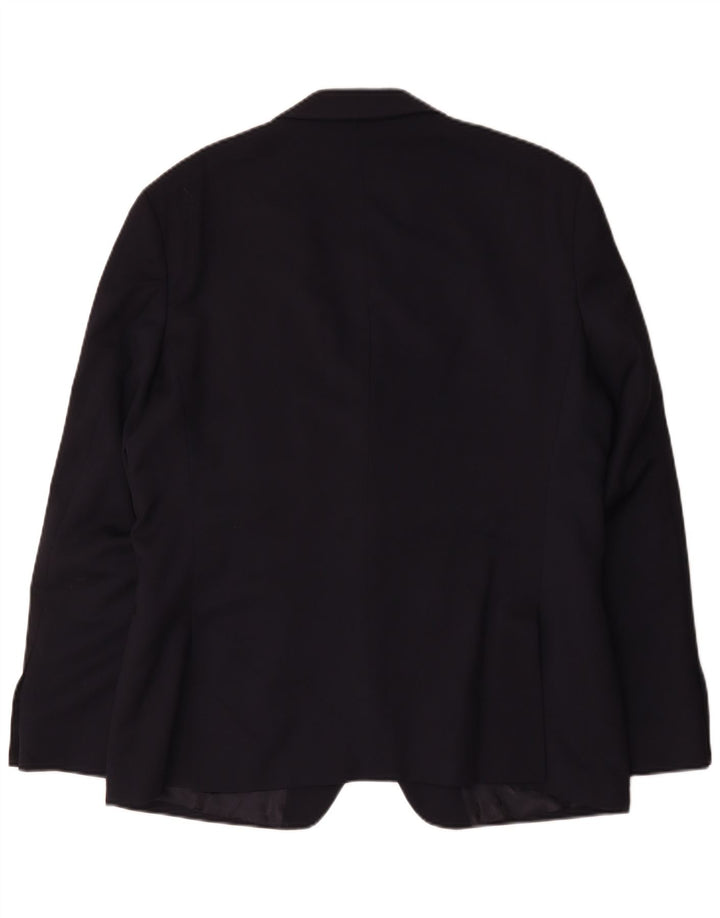 Ted Baker Ανδρικό μπουφάν μπλέιζερ με 2 κουμπιά UK 44 2XL Navy Blue Wool