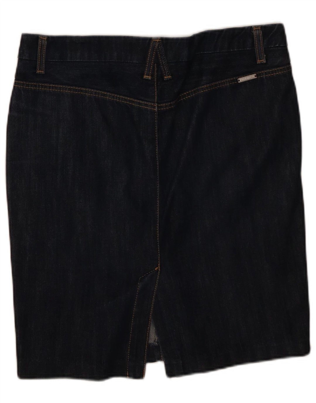 Sisley Γυναικεία Τζιν Φούστα IT 42 Medium W32 Navy Blue Cotton