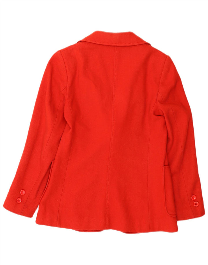 Vintage γυναικείο σακάκι blazer 3 κουμπιών UK 10 Small Red
