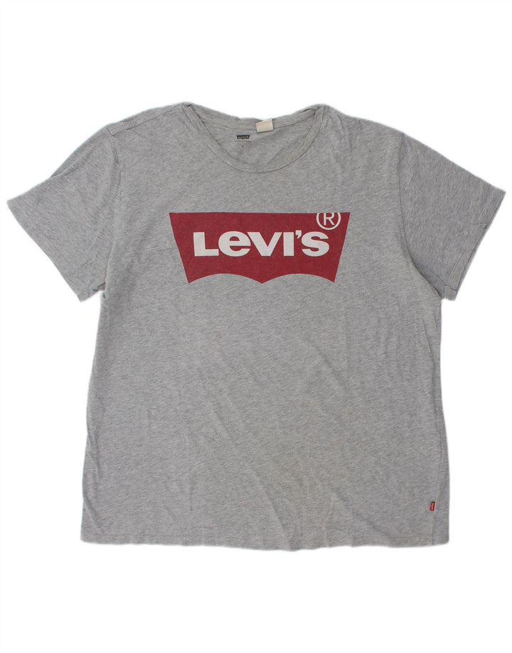 Ανδρικό γραφικό T-Shirt Levi's Top XL Γκρι βαμβακερό