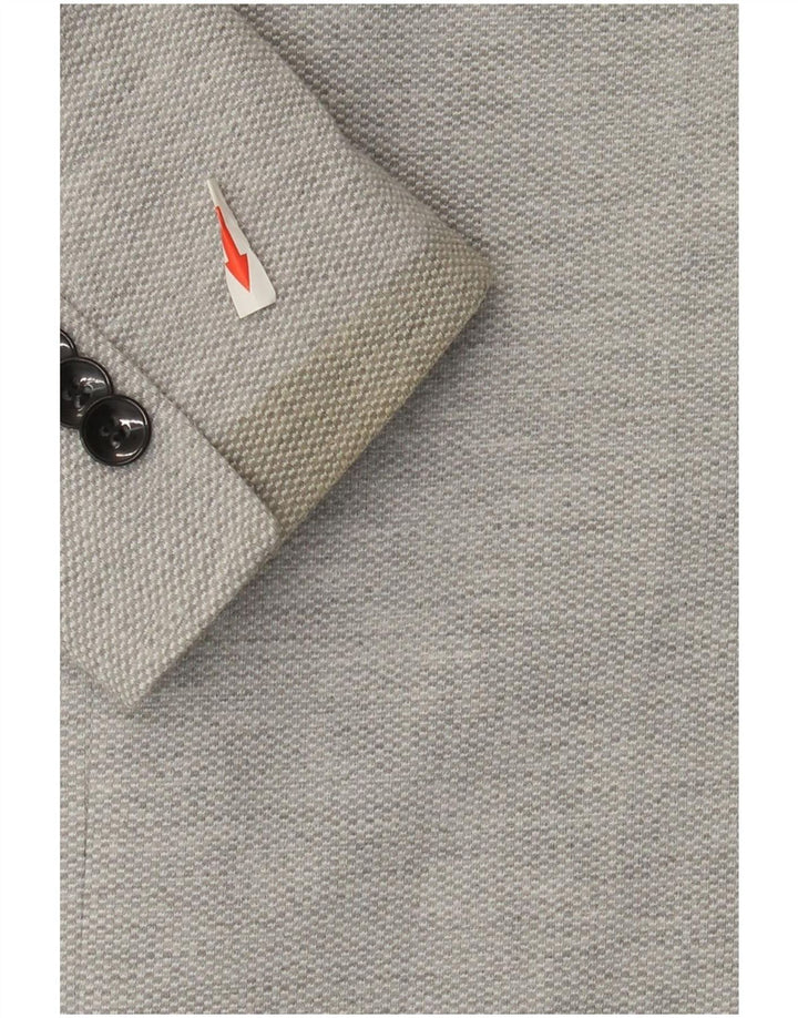 Zara Ανδρικό σακάκι με 2 κουμπιά σακάκι UK 38 Medium Grey