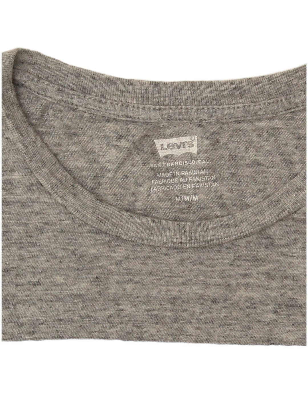 Γυναικείο γραφικό μπλουζάκι Levi's Top UK 14 Λογότυπο με μεσαία γκρι όψη