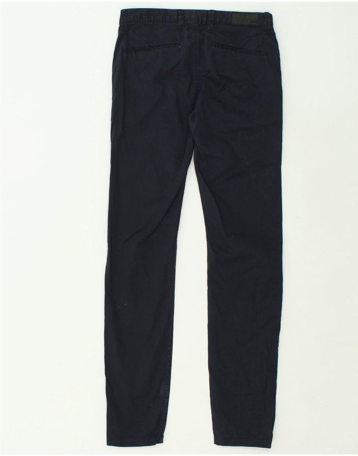 JULES Womens Skinny Chino Trousers EU 36 Small W30 L30 Navy Blue | Vintage Jules | Thrift | Second-Hand Jules | Used Clothing | Messina Hembry 