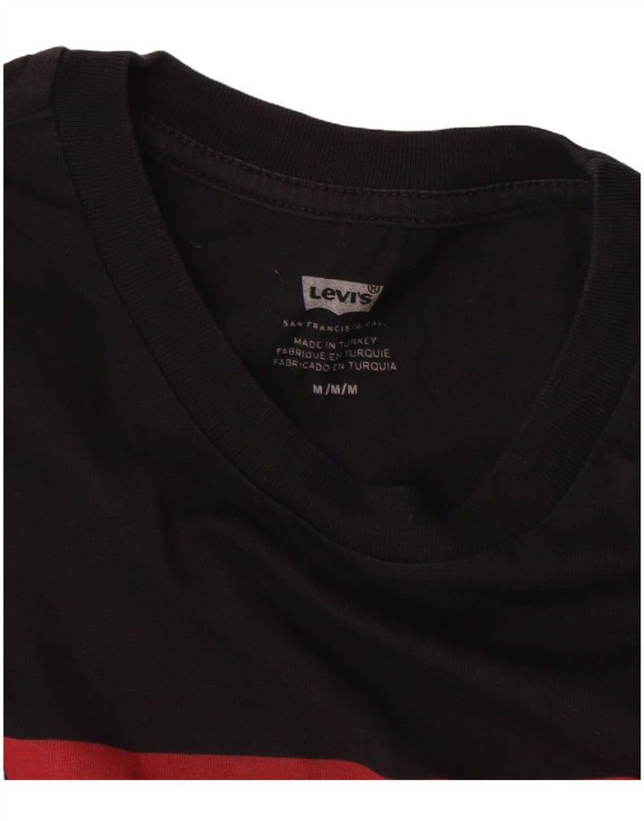 Ανδρικό γραφικό T-Shirt LEVI'S Top Medium Μαύρο