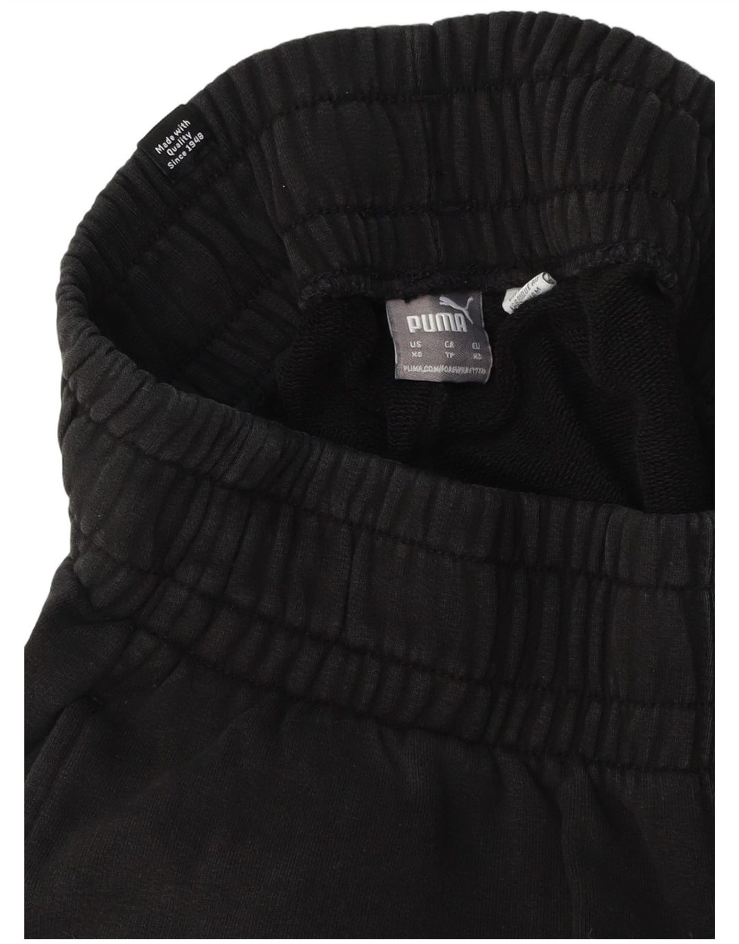 Γυναικεία αθλητική φόρμα PUMA Παντελόνι Joggers UK 4 XS Μαύρο βαμβακερό