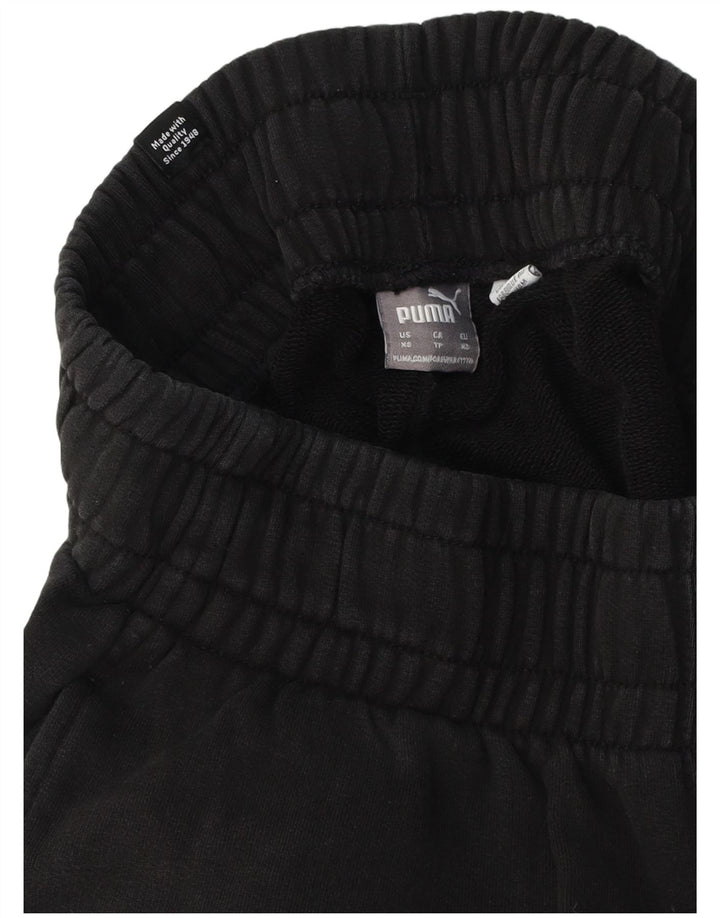 Γυναικεία αθλητική φόρμα PUMA Παντελόνι Joggers UK 4 XS Μαύρο βαμβακερό