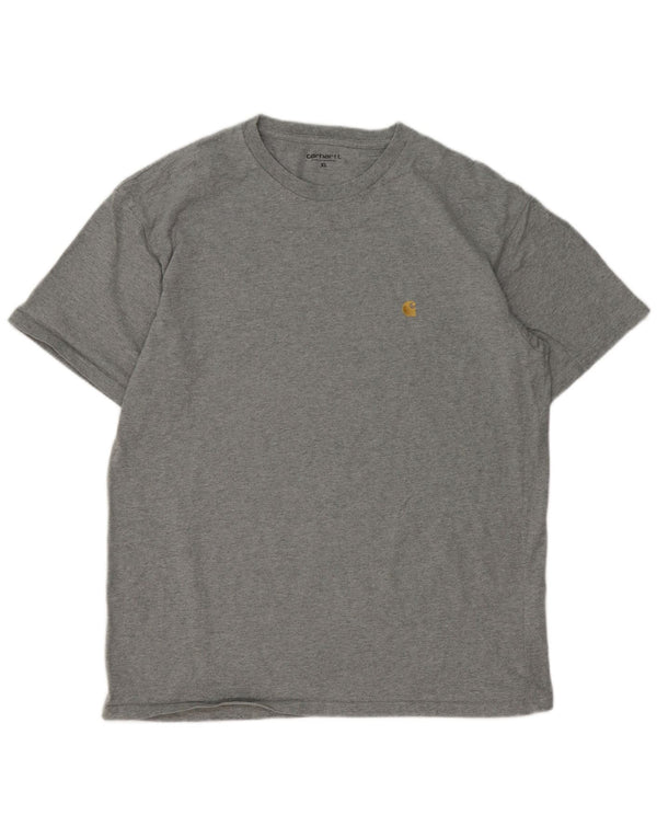 Carhartt Ανδρικό T-Shirt Top XL Γκρι βαμβακερό