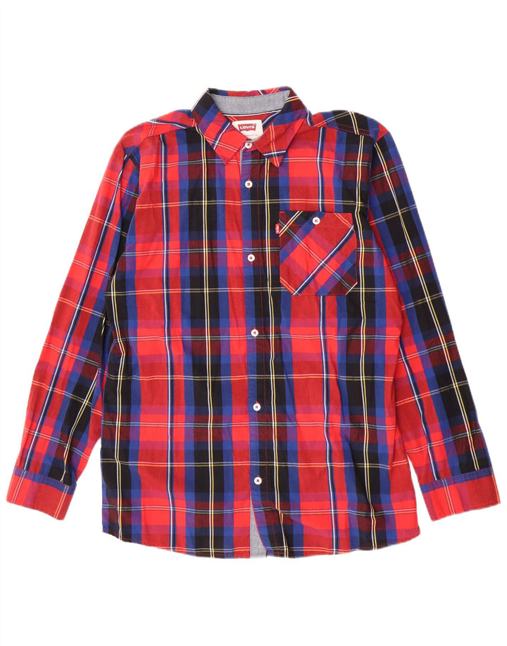 Πουκάμισο Levi's Boys 13-14 Years XL Red Check Cotton