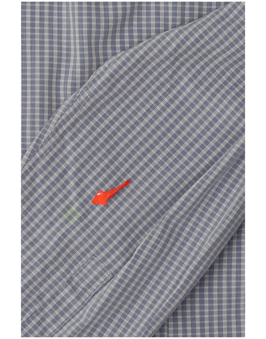 Ανδρικό πουκάμισο Calvin Klein Slim Fit Size 43 17 XL Blue Check