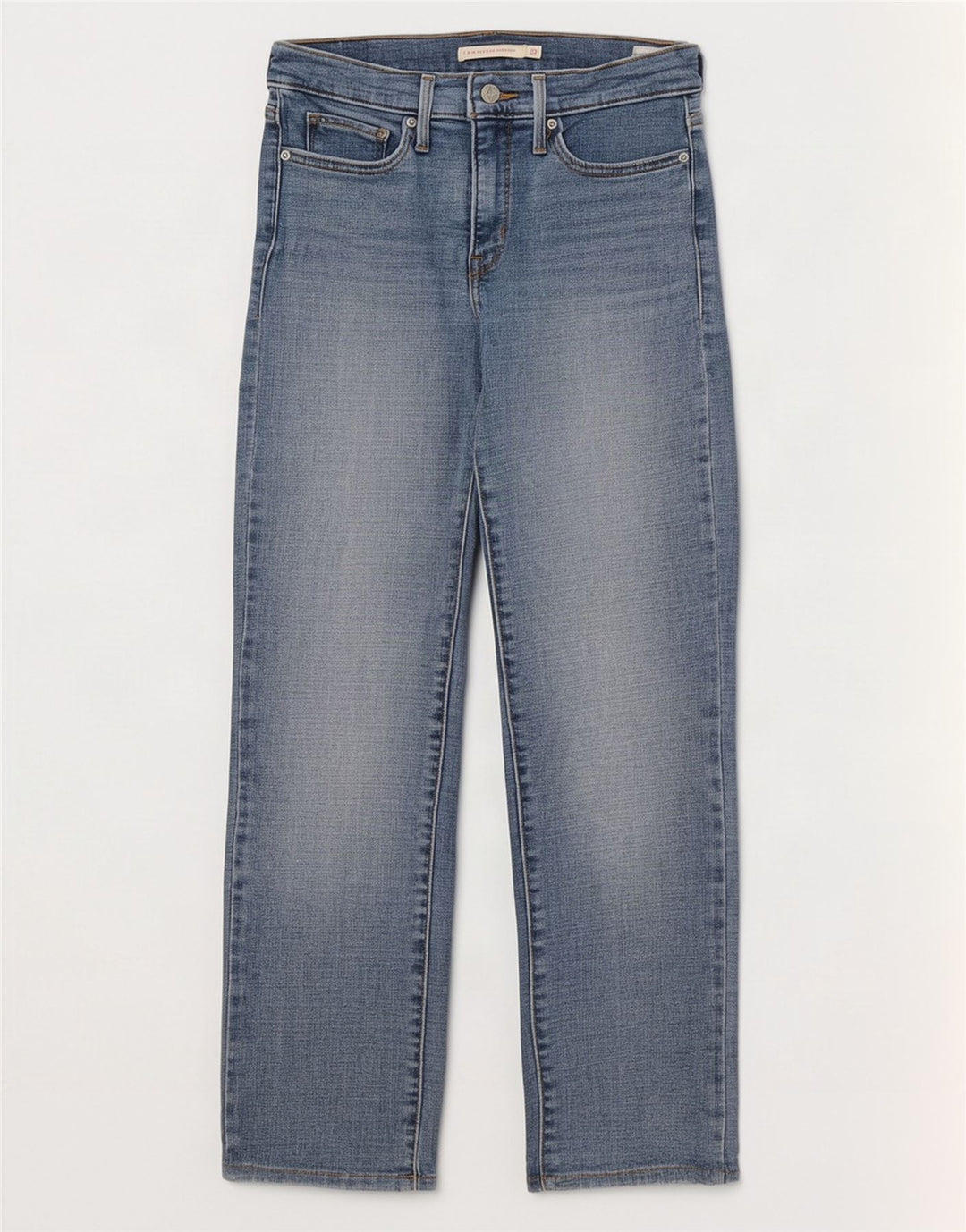 Levi's Womens 314 Shaping Straight Jeans W28 L27 Μπλε βαμβακερό