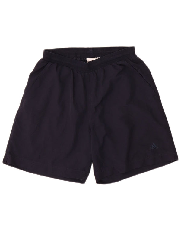 Adidas Mens Sport Shorts Small Navy Blue Polyester