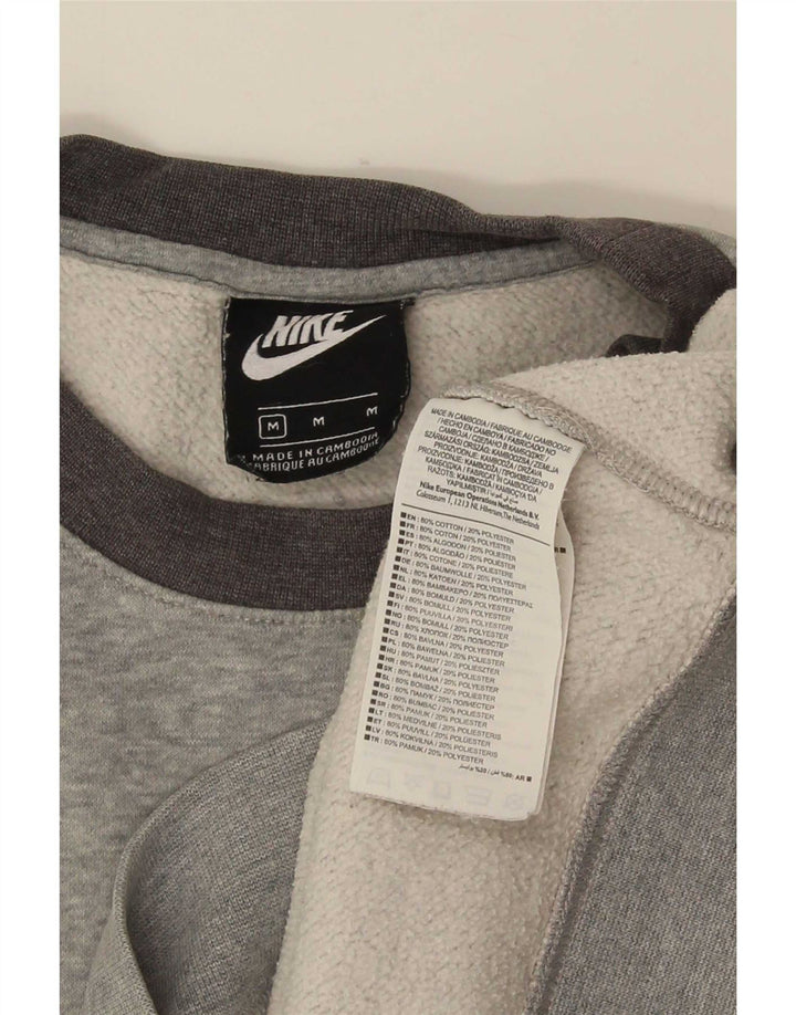 Ανδρικό φούτερ Nike Jumper από μεσαίο γκρι βαμβάκι