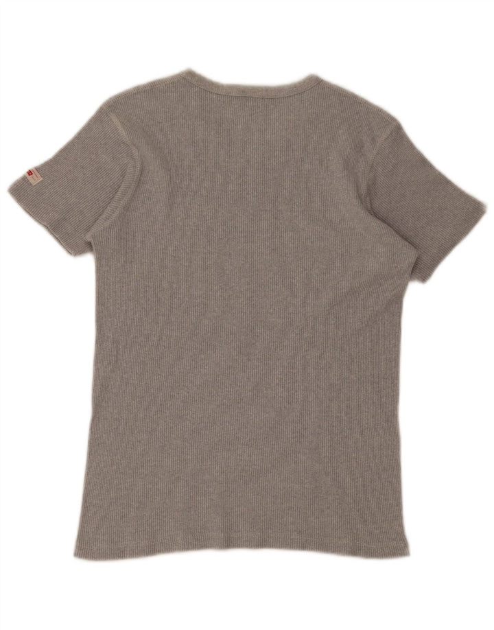 Γυναικείο T-Shirt Levi's Top UK 12 μεσαίου γκρι βαμβακερό
