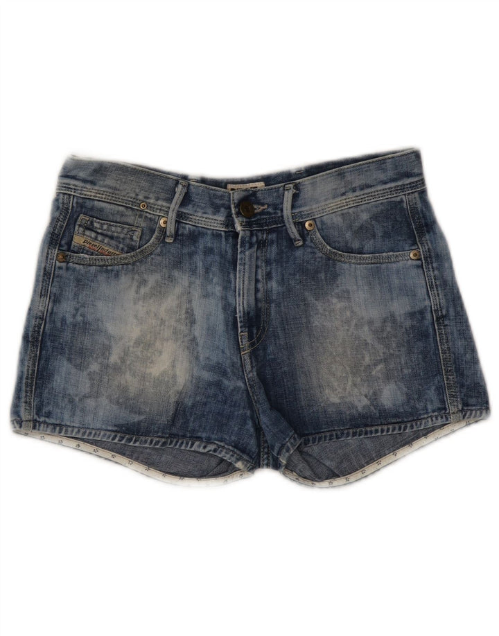 Γυναικείο τζιν σορτς DIESEL Acid Wash W25 XS Μπλε βαμβακερό