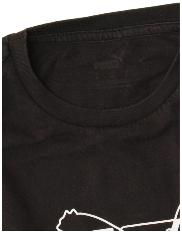 Γυναικείο γραφικό μπλουζάκι Puma Top UK 14 Medium Black
