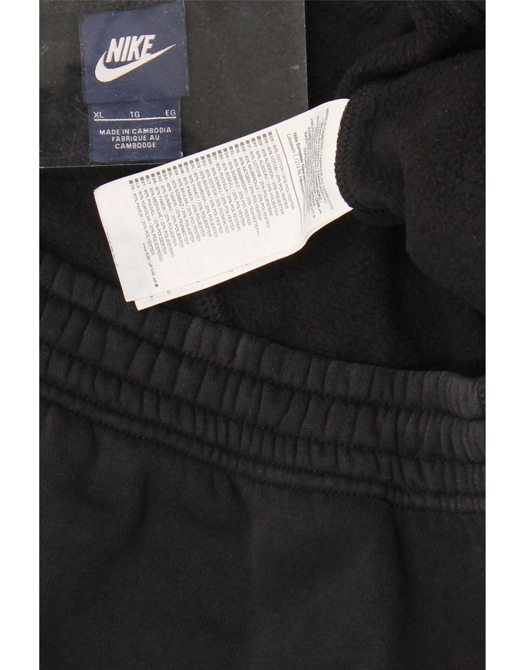 Ανδρική φόρμα NIKE Παντελόνι Joggers XL Μαύρο βαμβακερό