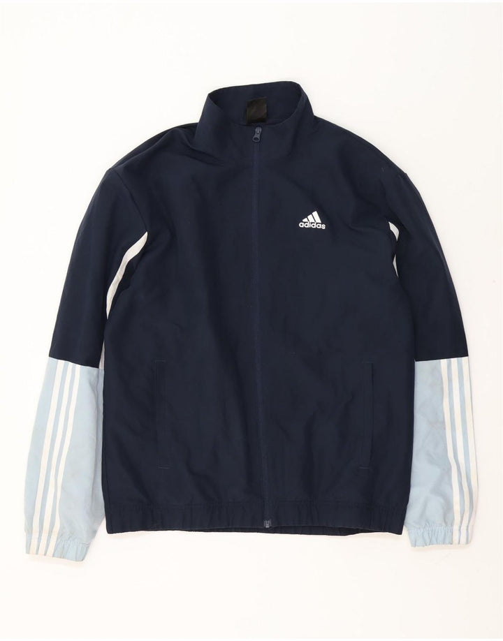 Ανδρική αθλητική φόρμα Adidas Top Jacket Medium Navy Blue Colourblock Polyester