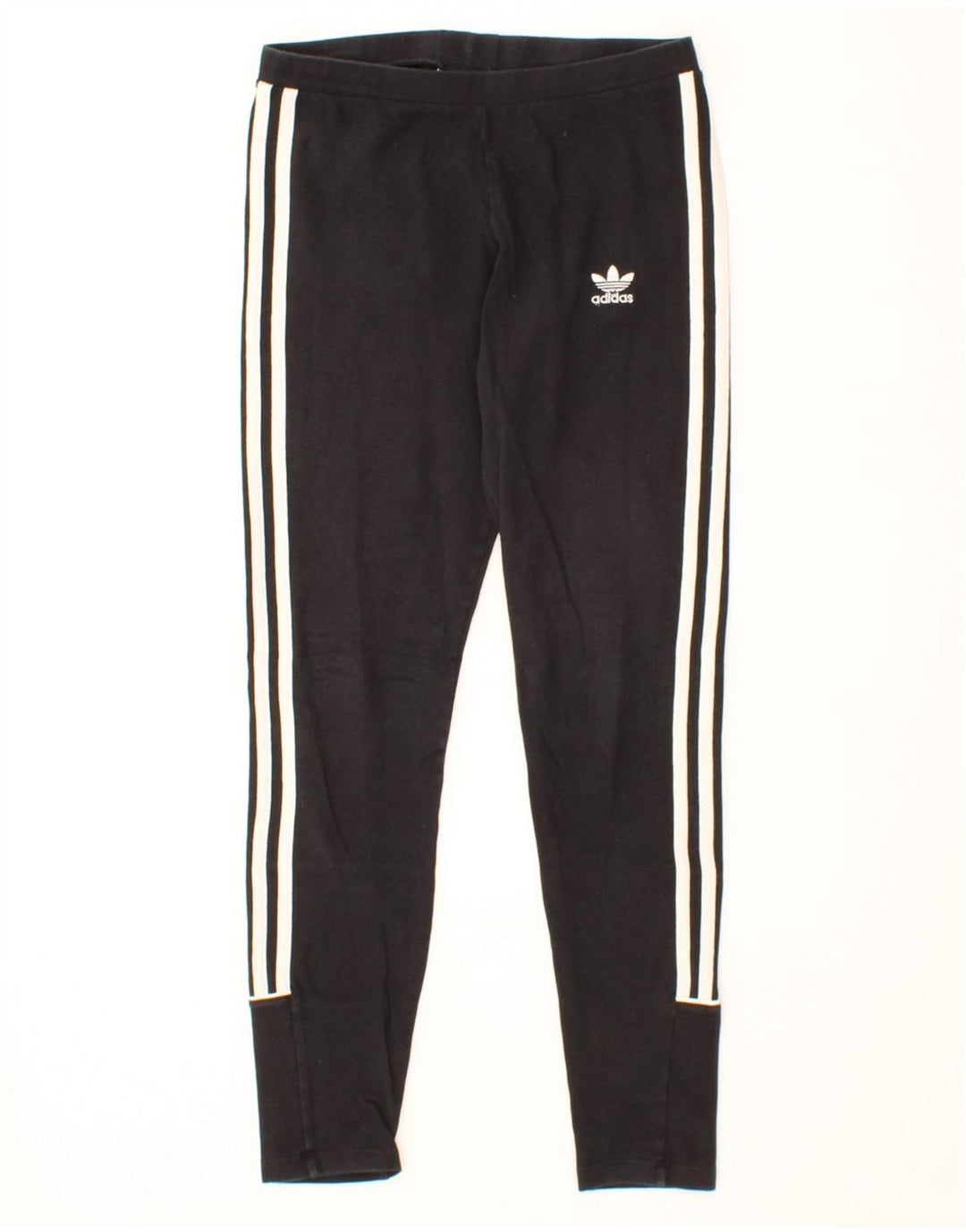 ADIDAS Womens Leggings UK 8 Small Black Cotton Vintage Adidas and Second-Hand Adidas from Messina Hembry 