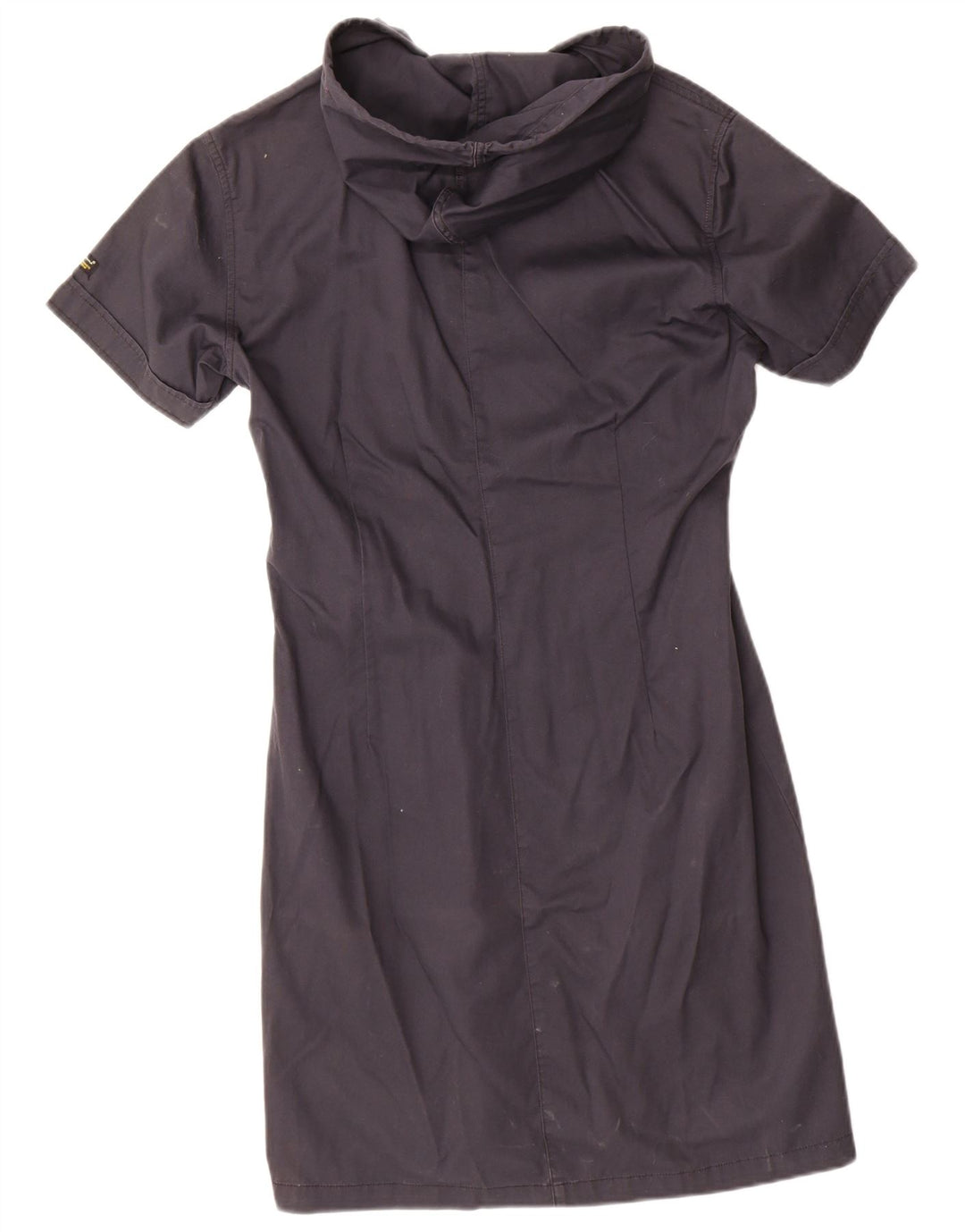 PEPE JEANS Womens Short Sleeves Hoodie Dress UK 18 XL Navy Blue Cotton