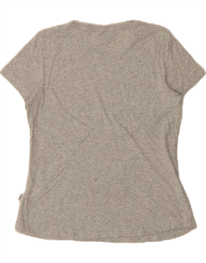 PUMA Womens T-Shirt Top UK 14 Large Grey Cotton Vintage Puma and Second-Hand Puma from Messina Hembry 