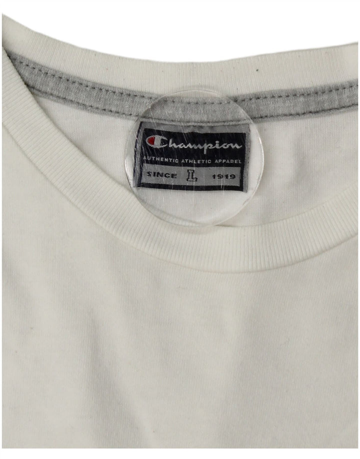 Ανδρικό T-Shirt Champion Graphic Top Large White