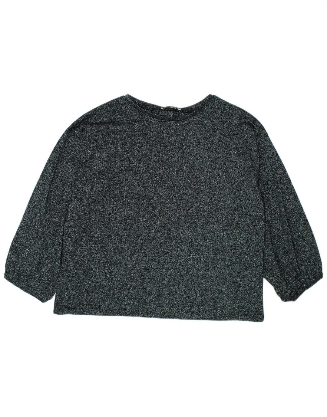 Zara γυναικείο τοπ μακρυμάνικο UK 16 Large Grey Flecked