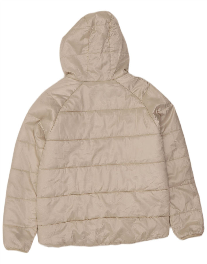 The North Face Girls padded Jacket 11-12 Years Larg Off White Polyester