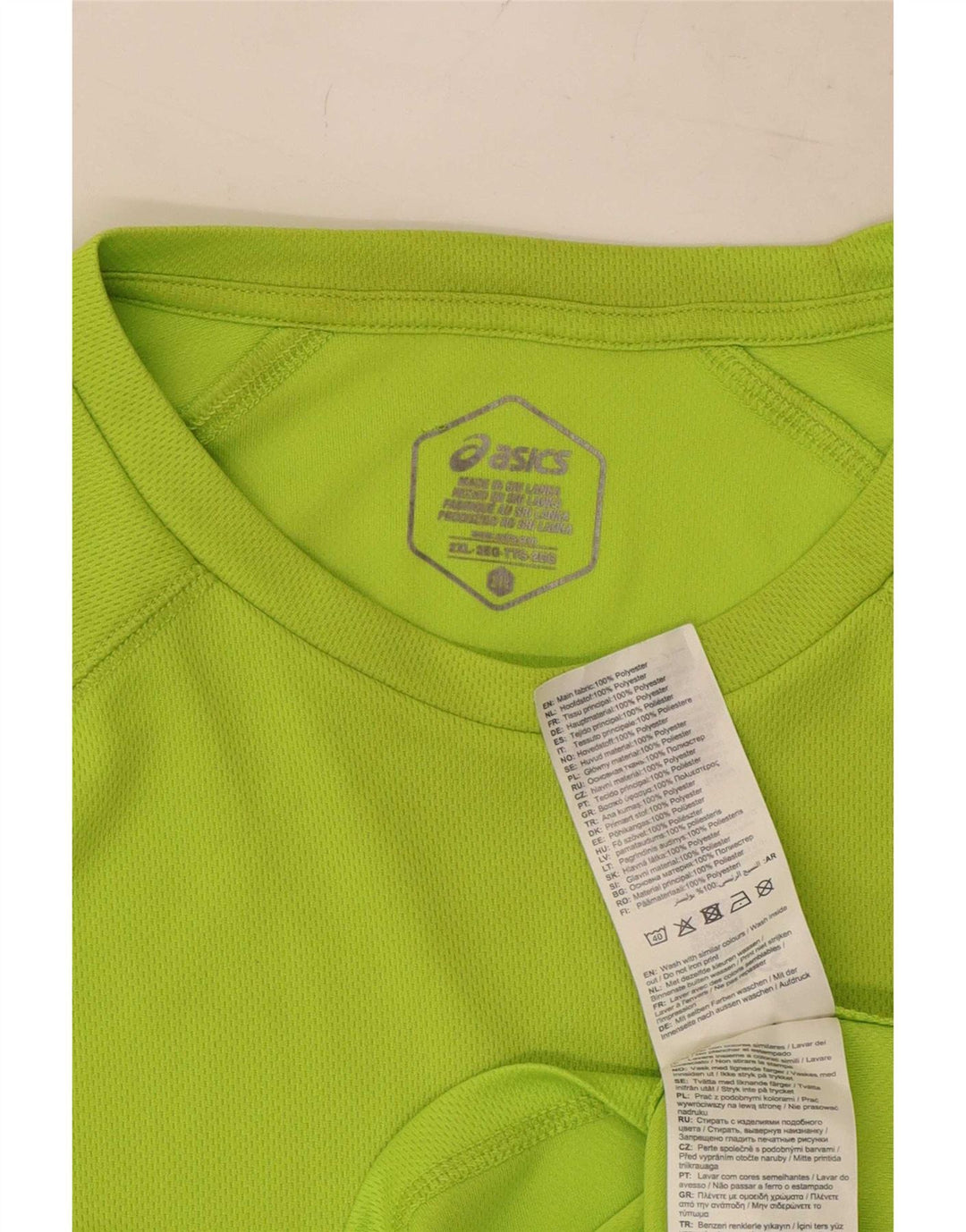 Asics Ανδρικό T-Shirt Top 2XL Green Polyester