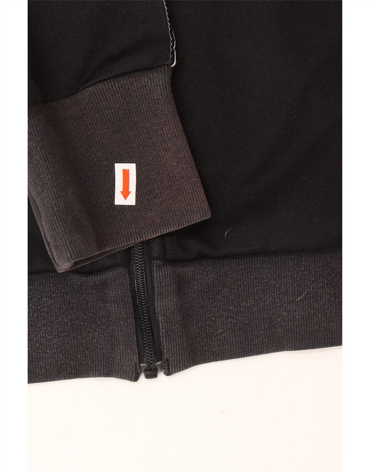 Γραφική αθλητική φόρμα LOTTO Mens Life Top Jacket μεσαίο μαύρο πολυεστέρα