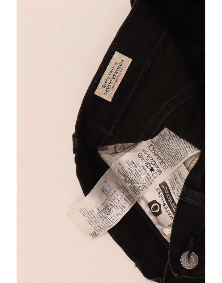 Γυναικείο Slim Jeans Levi's W30 L30 μαύρο βαμβακερό