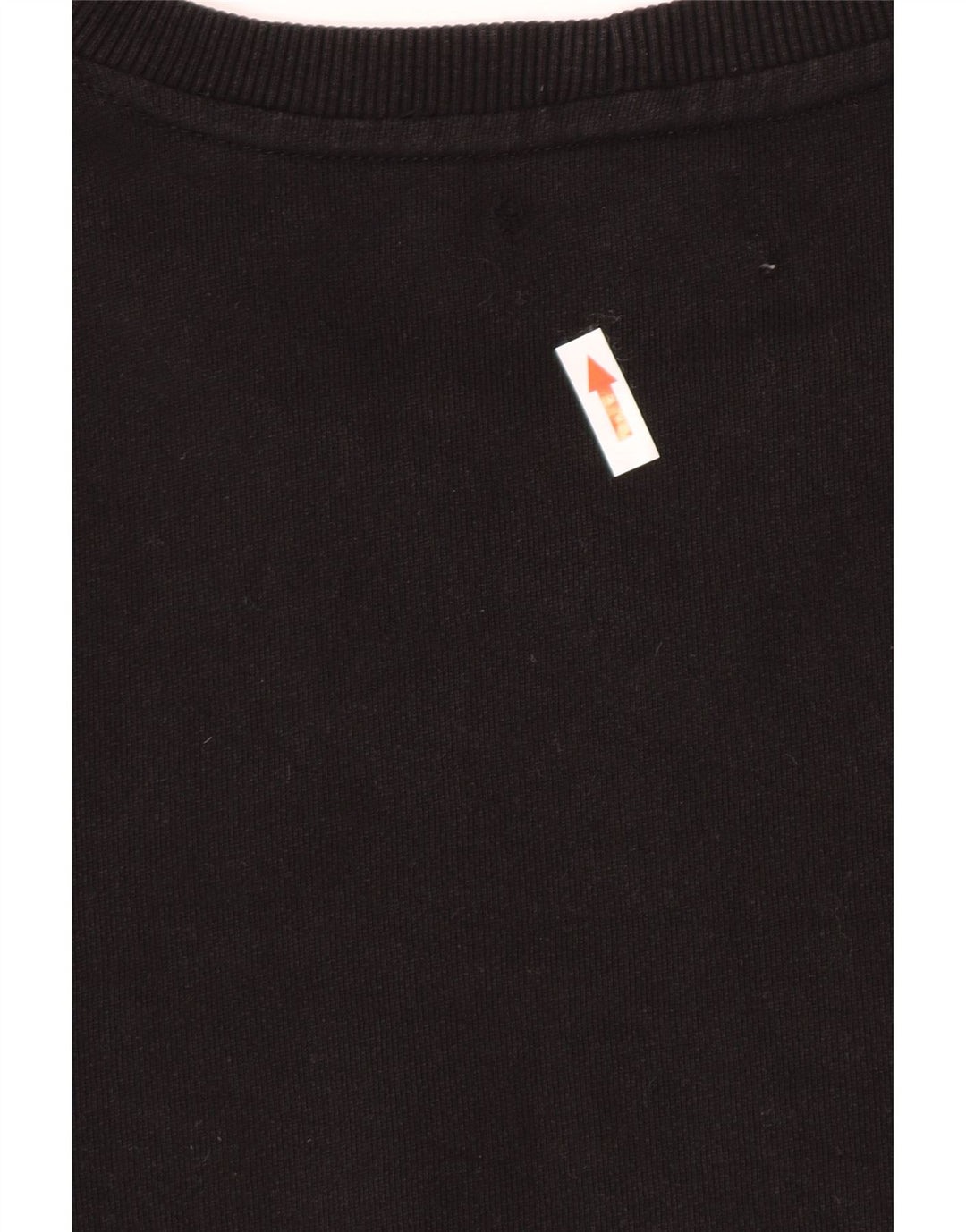 Zara Ανδρικό Φούτερ Jumper Μεγάλο Μαύρο Βαμβακερό