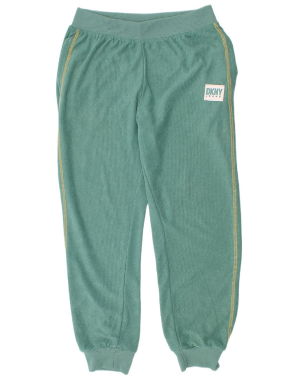 Dkny Girls Tracksuit Trousers Joggers 9-10 Years Green