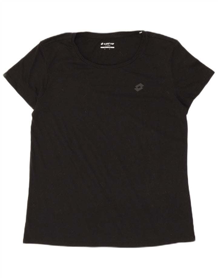 Γυναικείο T-Shirt LOTTO Top UK 16 Large Black