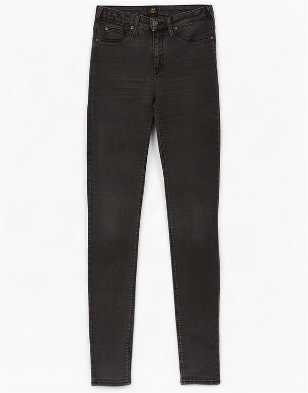Lee Womens Skyler Skinny Jegging Jeans W27 L32 Grey Cotton