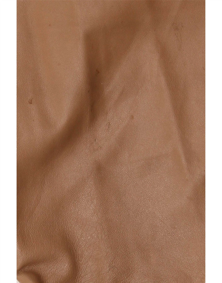 Γυναικείο δερμάτινο παντελόνι Conbipel Bootcut IT 46 Large W34 L32 Beige