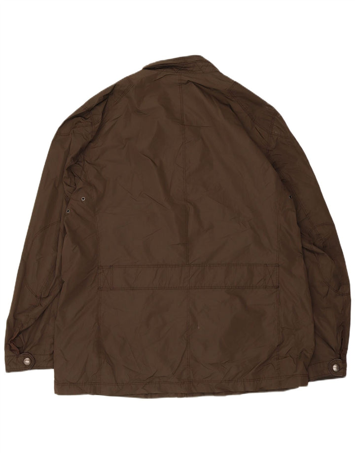 Massimo Dutti Ανδρικό Utility Jacket UK 44 2XL Καφέ Πολυεστέρας
