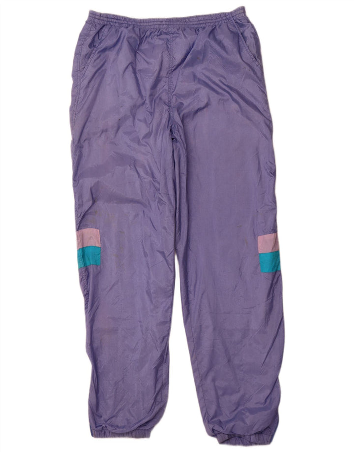 Γυναικεία αθλητική φόρμα VINTAGE Παντελόνι Joggers XL Purple Nylon