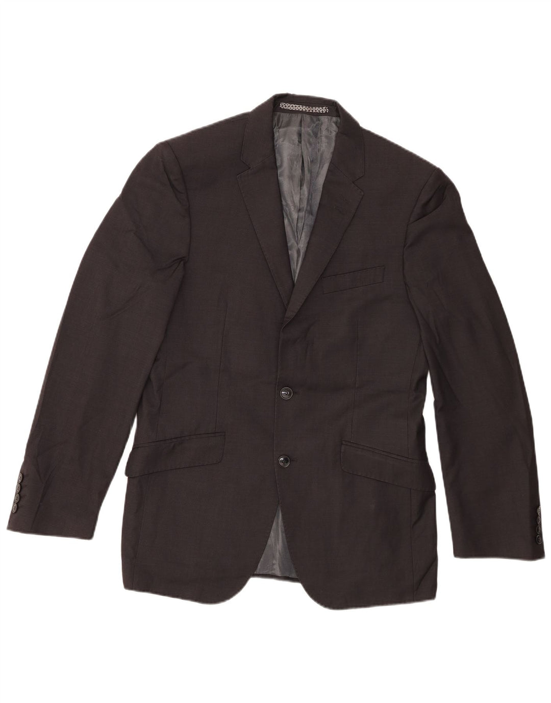 Marks & Spencer Ανδρικό σακάκι 2 κουμπιών UK 38 Medium Grey New Wool